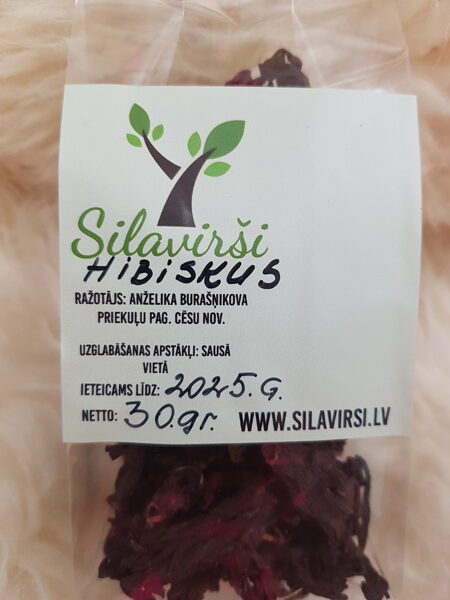 Hibiskus 30 gr.-2,50 eiro