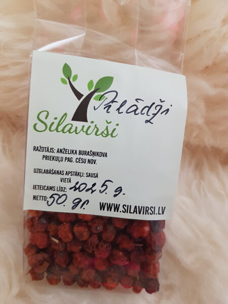 Pīlādža augļi 50 gr.-2,50 eiro