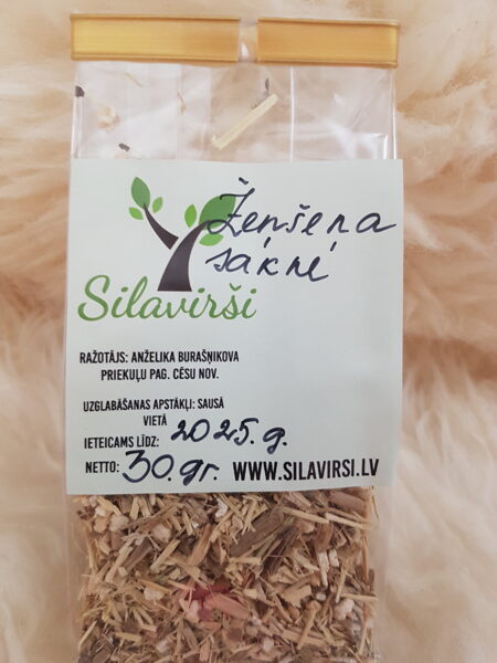 Žeņšeņa sakne 30 gr.-2,50 eiro
